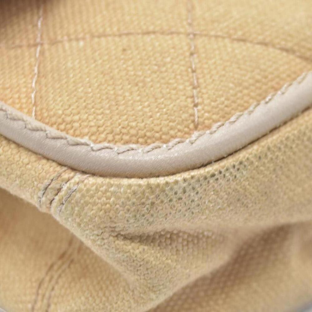 CHANEL 2006-2008 Medium Classic Lambskin Trimmed Canvas Line - Picture 12 of 15